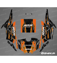 Kit decorazione Flash Edition (Arancione) - IDgrafix - Polaris RZR 1000 Turbo / Turbo S - Idgrafix