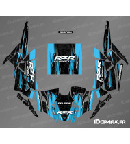 Dekorationsset Flash Edition (Hellblau) – IDgrafix – Polaris RZR 1000 Turbo / Turbo S – Idgrafix