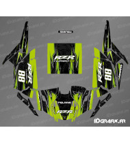 Kit de decoració Flash Edition (verd) - IDgrafix - Polaris RZR 1000 Turbo S - WEBER - Idgrafix