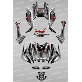 Kit di decorazione, Luna Piena (Nero/Rosso) - IDgrafix - Can Am Outlander G2