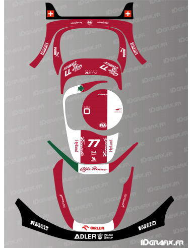 Alfa Romeo Edition sticker - Segway Navimow i105E - i108E mowing robot - Idgrafix