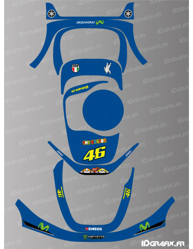 Sticker Rossi Edition - Segway Navimow i105E - i108E robotic mower - Idgrafix