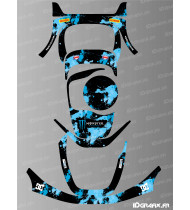 Edición Monstruo de Pegatinas (Azul) - Robot cortacésped Segway Navimow i105E - i108E - Idgrafix