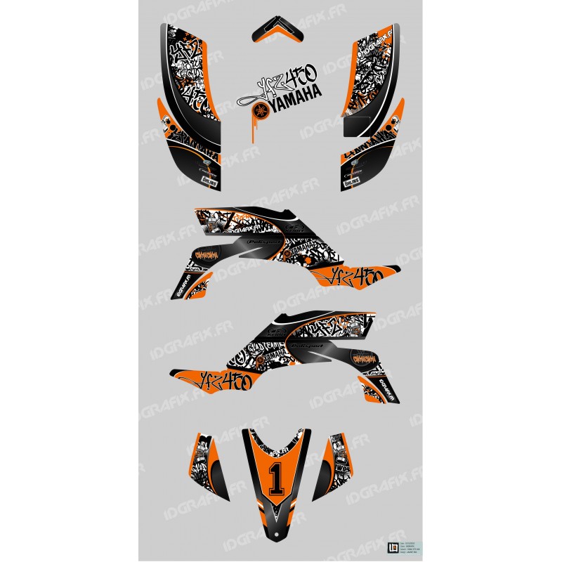 Kit-deco-100 % Persönlich für YAMAHA YFZ 450  -idgrafix