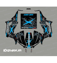 Starline series decoration kit (Blue) - Idgrafix - Can Am 1000 Maverick - Idgrafix