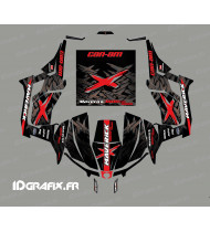 Starline series decoration kit (Red) - Idgrafix - Can Am 1000 Maverick - Idgrafix