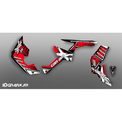 Kit decoration Forum Can Am Series Red Full - IDgrafix - Can Am Renegade - IDgrafix