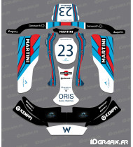 copy of Kit deco F1-series Williams for the go-Karting CRG Rotax 125