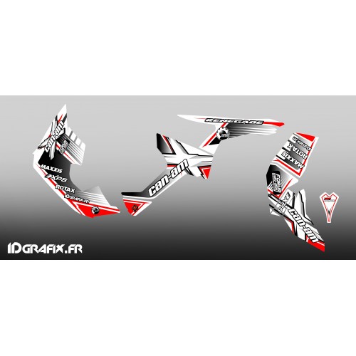 Kit decoration Forum Can Am Series Red/White Full - IDgrafix - Can Am Renegade - IDgrafix