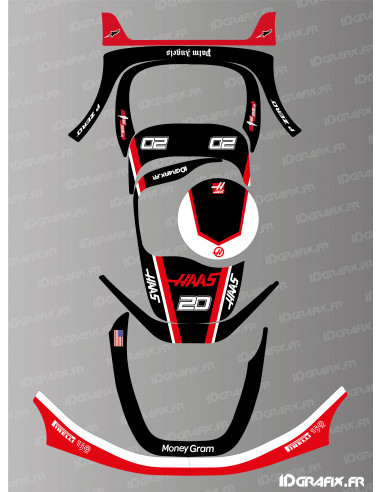 Pegatina Haas F1 Edition - Segway Navimow i105E - i108E robot cortacésped - Idgrafix
