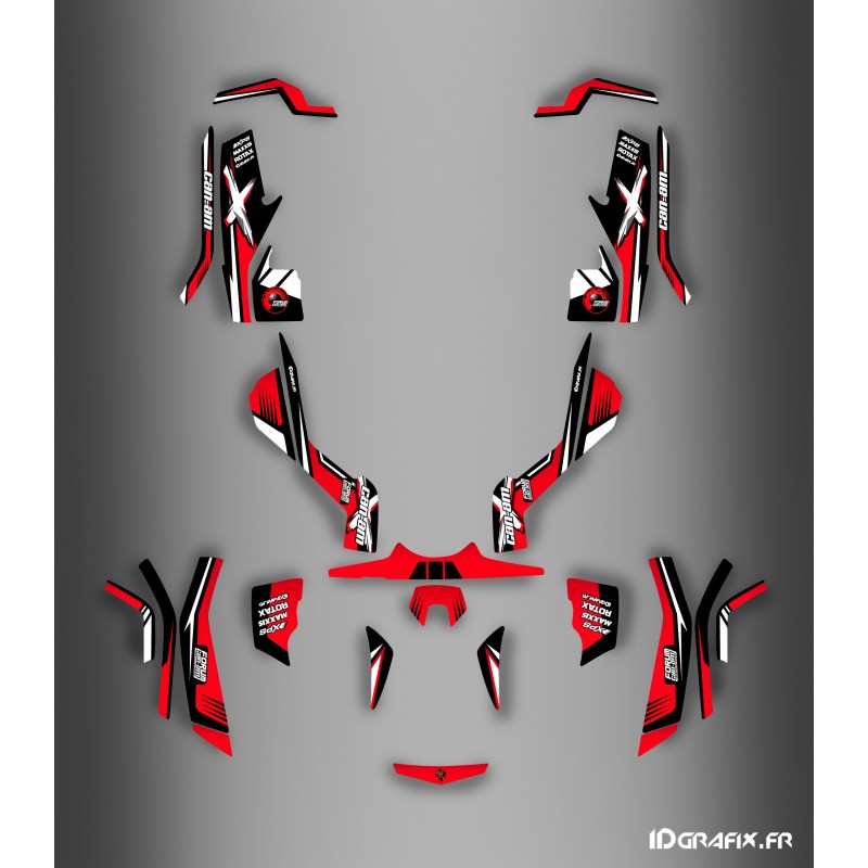 Kit dekor-Forum Can Am Series Rot Full - IDgrafix - Can Am Outlander G1 - () -idgrafix
