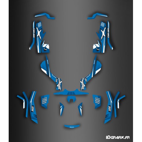 Kit decoration Forum Can Am Series Blue Full - IDgrafix - Can Am Outlander (G1)