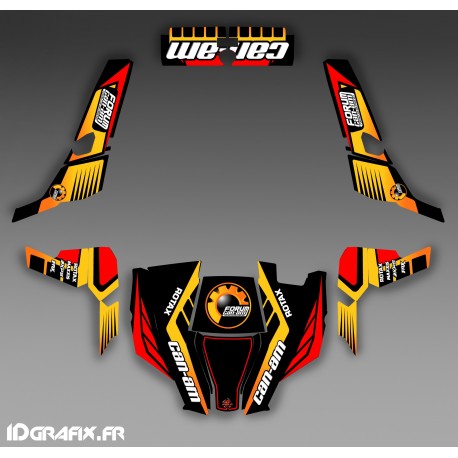 Kit dekor-Forum Can Am Series Gelb - IDgrafix - Can Am 1000 Commander