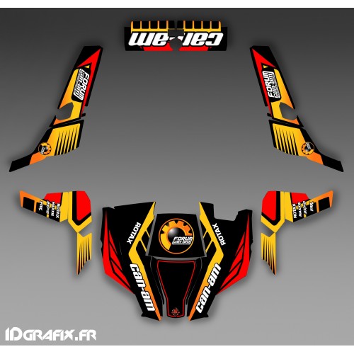 Kit dekor-Forum Can Am Series Gelb - IDgrafix - Can Am 1000 Commander