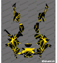 X Team Full decoration kit (Yellow) - IDgrafix - Can Am Outlander G3 L (500-700-PRO) - Idgrafix