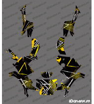 Shape Full Decoration Kit (Black/Yellow) - IDgrafix - Can Am Outlander G3 L (500-700-PRO) - Idgrafix