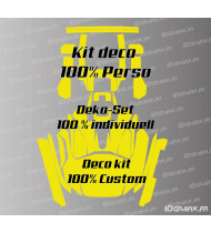 Pegatina 100% personalizada - Robot cortacésped KRESS RTK - KR 133E / KR 136E / KR 233E / KR 236E - Idgrafix