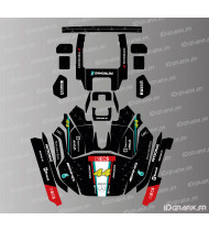 Sticker Mercedes 2024 F1 Edition - KRESS RTK robotic mower - KR 133E / KR 136E / KR 233E / KR 236E - Idgrafix