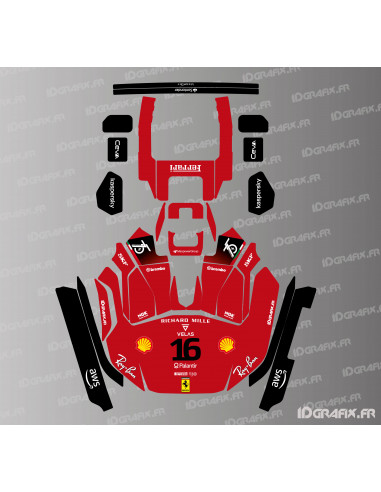 Aufkleber Scuderia 2024 F1 Edition - KRESS RTK Mähroboter - KR 133E / KR 136E / KR 233E / KR 236E - Idgrafix