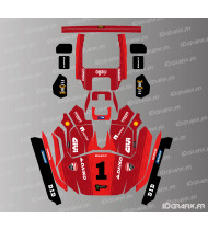 Adhesivo Ducati 2024 MotoGP Edition - Robot cortacésped KRESS RTK - KR 133E / KR 136E / KR 233E / KR 236E - Idgrafix