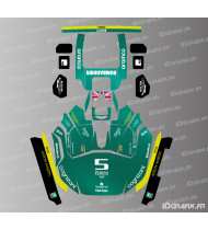 Aufkleber Aston Martin F1 Edition - KRESS RTK Robotermäher - KR 133E / KR 136E / KR 233E / KR 236E - Idgrafix