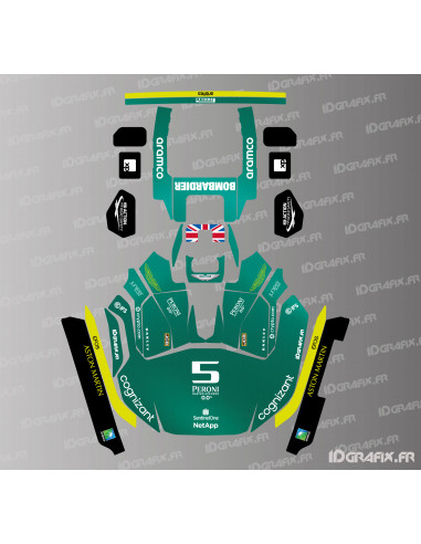 Adhesiu Aston Martin F1 Edition - Tallagespa robòtica KRESS RTK - KR 133E / KR 136E / KR 233E / KR 236E - Idgrafix