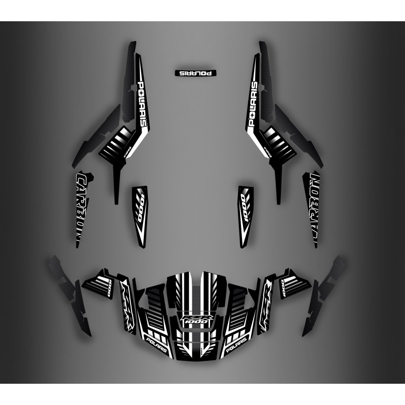 Kit dekor Carbon Edition - IDgrafix - Polaris RZR 1000 S/XP-idgrafix