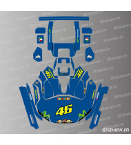 Adhesivo Rossi Moto GP Edition - Robot cortacésped KRESS RTK - KR 133E / KR 136E / KR 233E / KR 236E - Idgrafix