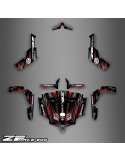 Kit decoration Dark Red Edition - Idgrafix - CF Moto ZForce 800