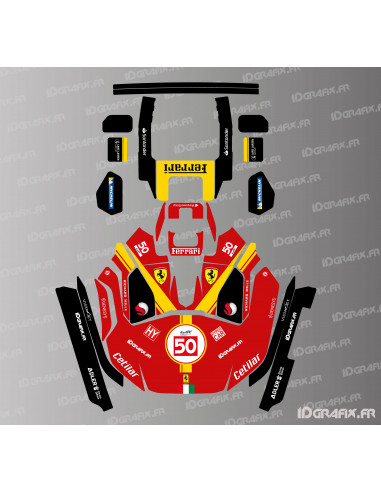 Adesivo Scuderia Le Mans Edition - Rasaerba robotizzato KRESS RTK - KR 133E / KR 136E / KR 233E / KR 236E - Idgrafix