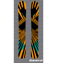Adhesius Line Edition (Taronja) per a SKI - Idgrafix
