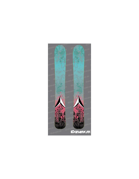 Volcano Edition stickers for SKI - Idgrafix Volcano Edition stickers for SKI - Idgrafix