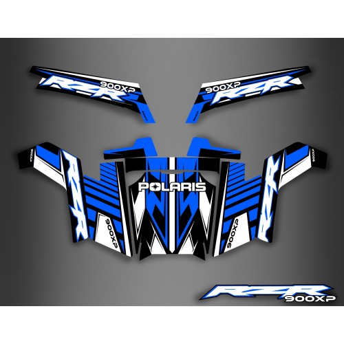 Kit décoration Light  Blue Series - IDgrafix - Polaris RZR 900 XP