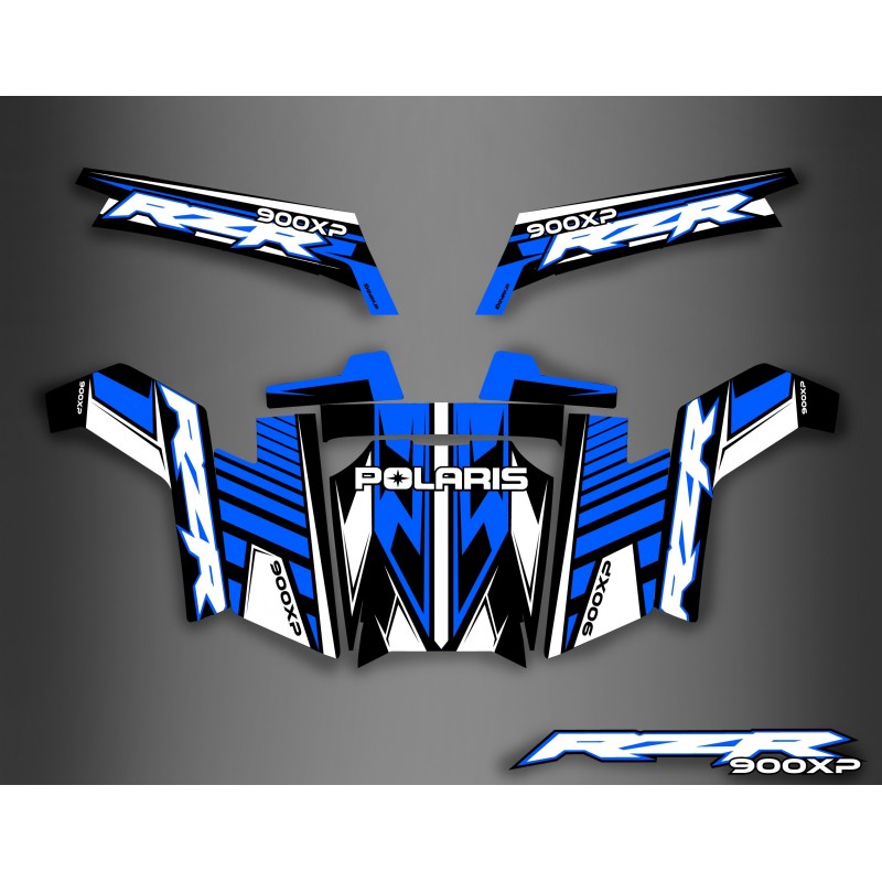 Kit dekor Light Blue Series - IDgrafix - Polaris RZR 900 XP -idgrafix