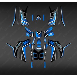 Kit décoration Race Blue Edition (Full) - IDgrafix - Polaris 850/1000 Scrambler