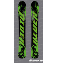 Adhesius Riders Edition (verd) per a SKI - Idgrafix