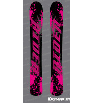 Adhesius Riders Edition (rosa) per a SKI - Idgrafix