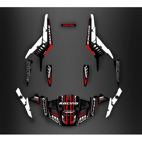 Kit decoration Race Edition (Red/White)- IDgrafix - Polaris RZR 1000 S/XP