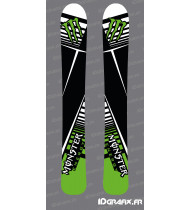 Adhesius Monster Edition (verd) per a SKI - Idgrafix