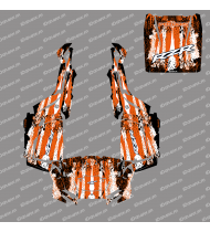 Kit decorazione Drop Edition (Arancione) - IDgrafix - Polaris RZR 1000 XP (dopo il 2024) - Idgrafix