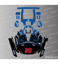 Adhesivo Quartararo MotoGP Edition - Robot cortacésped KRESS RTK - KR 133E / KR 136E / KR 233E / KR 236E - Idgrafix