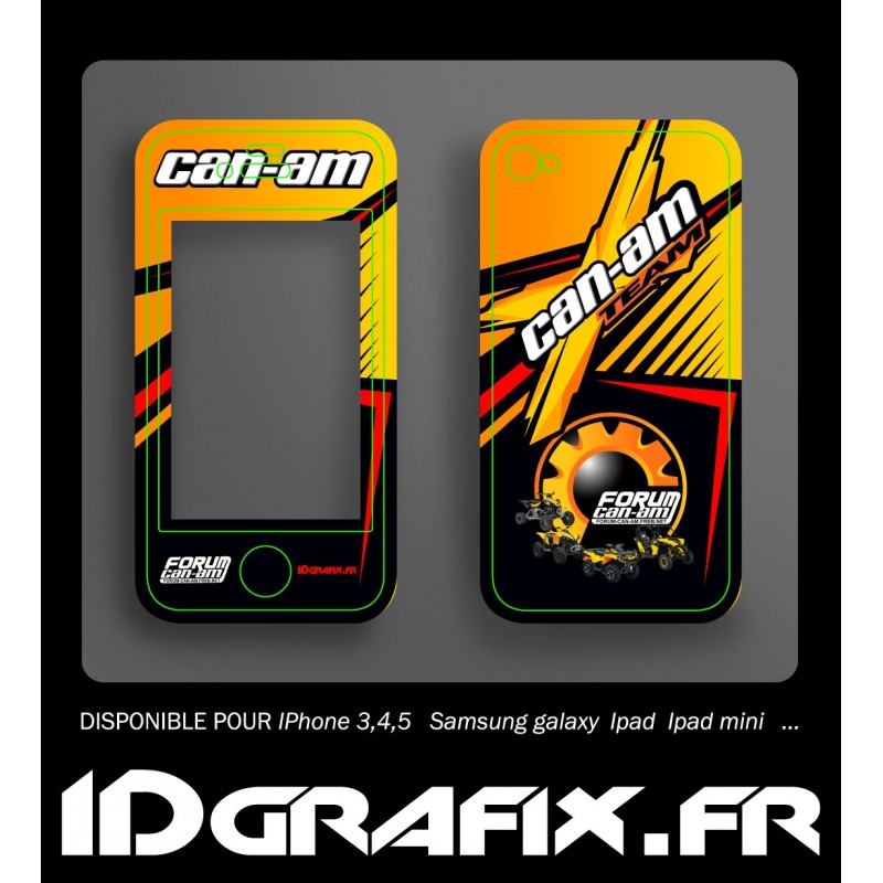 Kit-Deco-Forum Can-Am - Iphone 4 / 4S -idgrafix