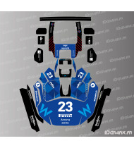 Adesivo Williams F1 Edition - Robot rasaerba KRESS RTK - KR 133E / KR 136E / KR 233E / KR 236E - Idgrafix