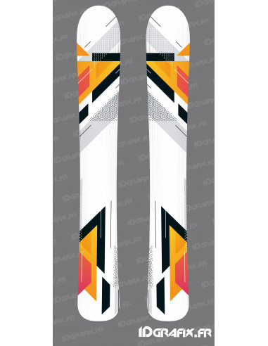 Adhesius Geometry Edition (Taronja) per a SKI - Idgrafix