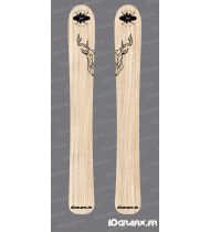 Deer Edition-Aufkleber für SKI - Idgrafix