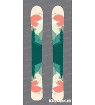 Mountain Edition Aufkleber für SKI - Idgrafix