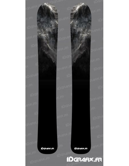 Stickers Marbre Edition pour SKI -  Idgrafix Stickers Marbre Edition pour SKI -  Idgrafix