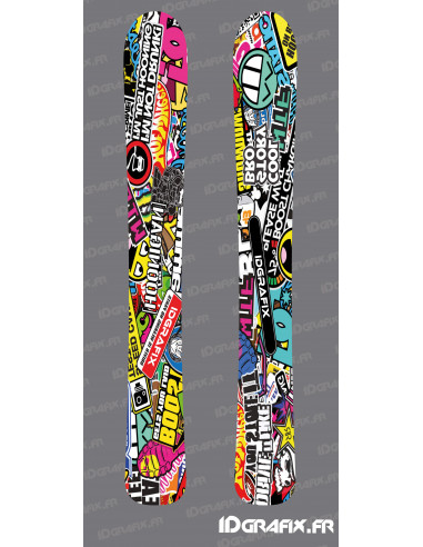 Bomb Edition Aufkleber für SKI - Idgrafix