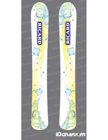 Stickers Ricard Edition pour SKI -  Idgrafix Stickers Ricard Edition pour SKI -  Idgrafix