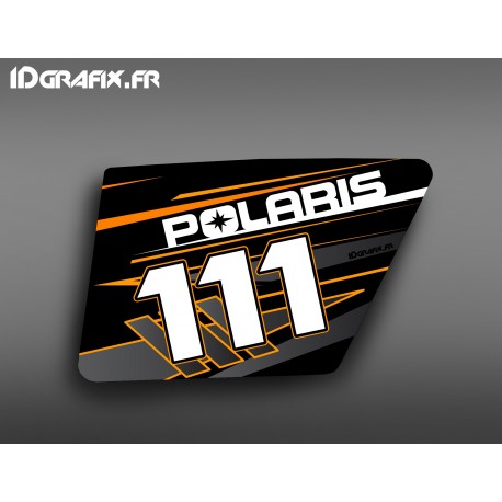 Kit de decoración Naranja/Negro de la Puerta XRW - IDgrafix - Polaris RZR